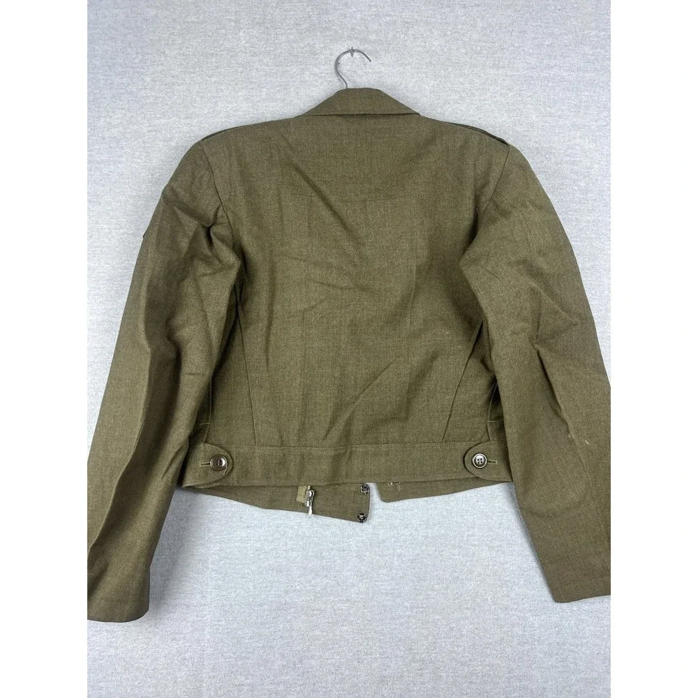 Vintage 1955 US Army M-1950 Wool Serge‎ Eisenhower Ike Jacket 38R Olive Drab OG